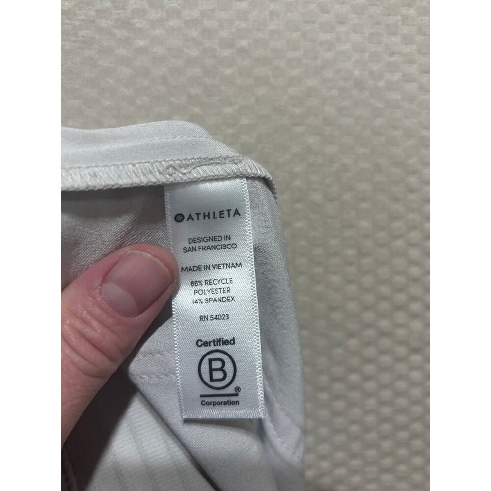 Athleta‎ Tribeca Pants Womens 10 Khaki Utility Crop Featherweight Stretch - Picture 10 of 11